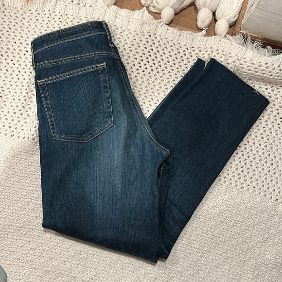 ADRIANO GOLDSCHMIED THE ISABELLE HIGH RISE STRAIGHT CROP Women's Blue Jeans 30R - Picture 3 of 13